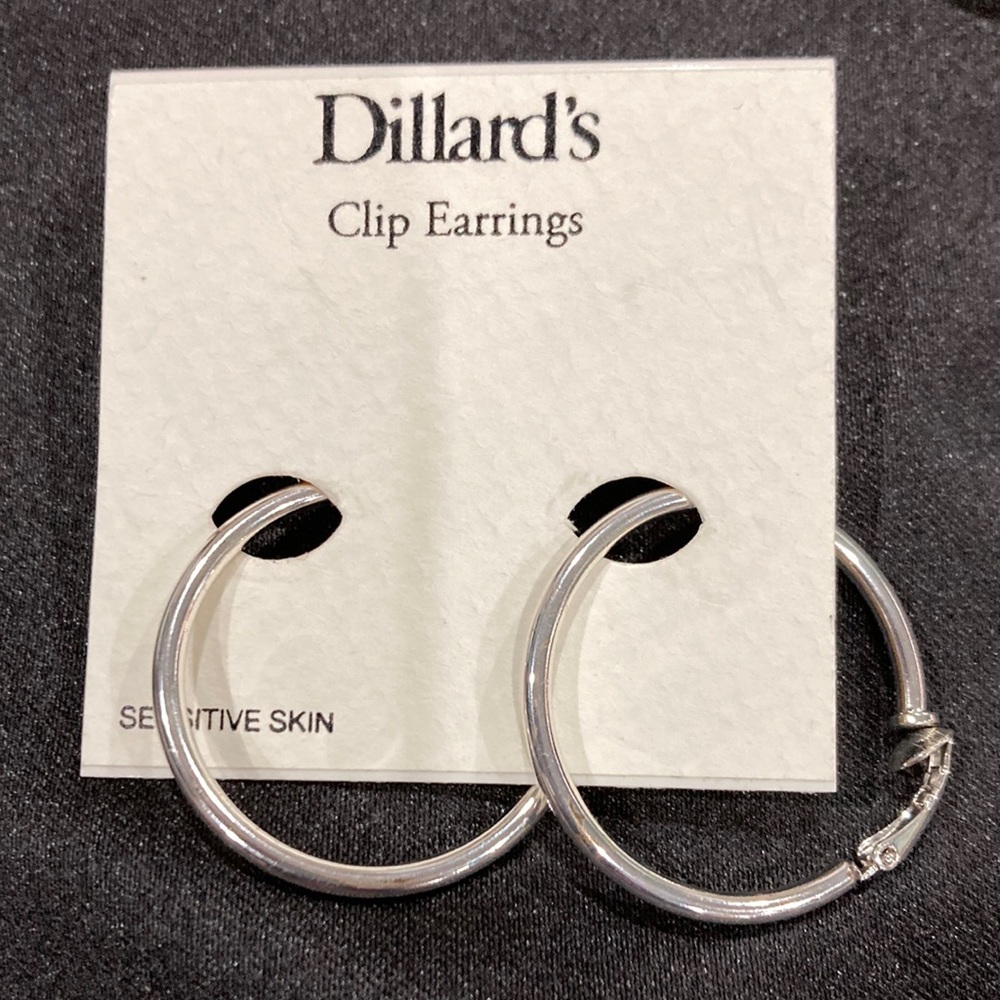 DILLARD’S Clip Earrings, sensitive skin